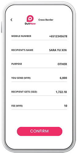 How to Transfer using DuitNow